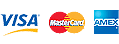 Visa, MasterCard, American Express